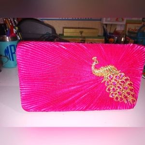 LuLu Townsend Peacock Clutch New